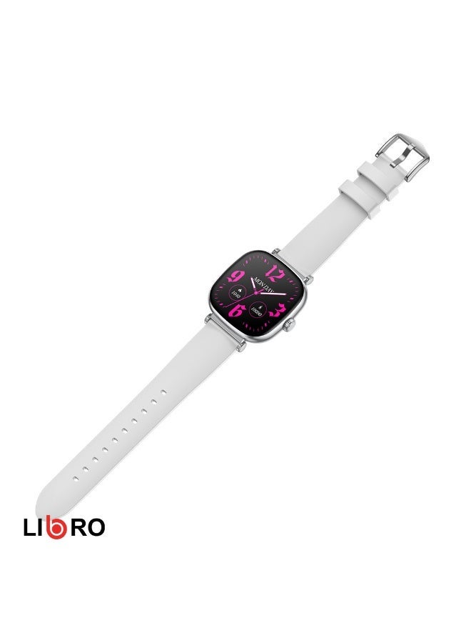 Libro Aura – Fashion  Smartwatch Silver - Image 3